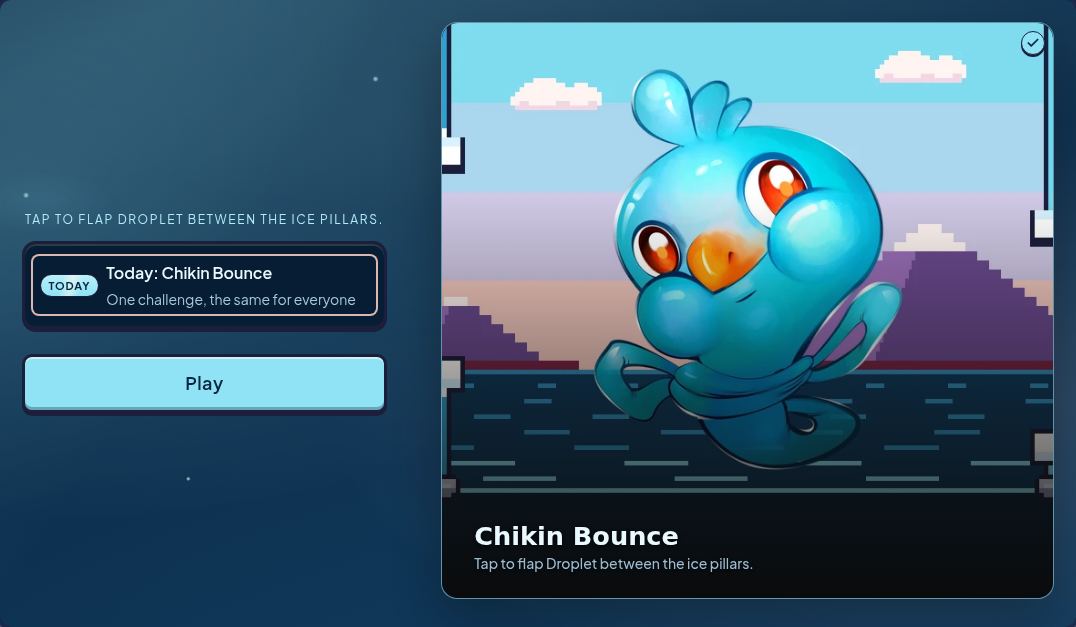 The hall of Chikin Bounce