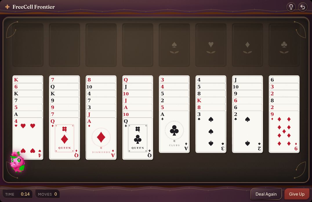 Permainan baru Flora FreeCell