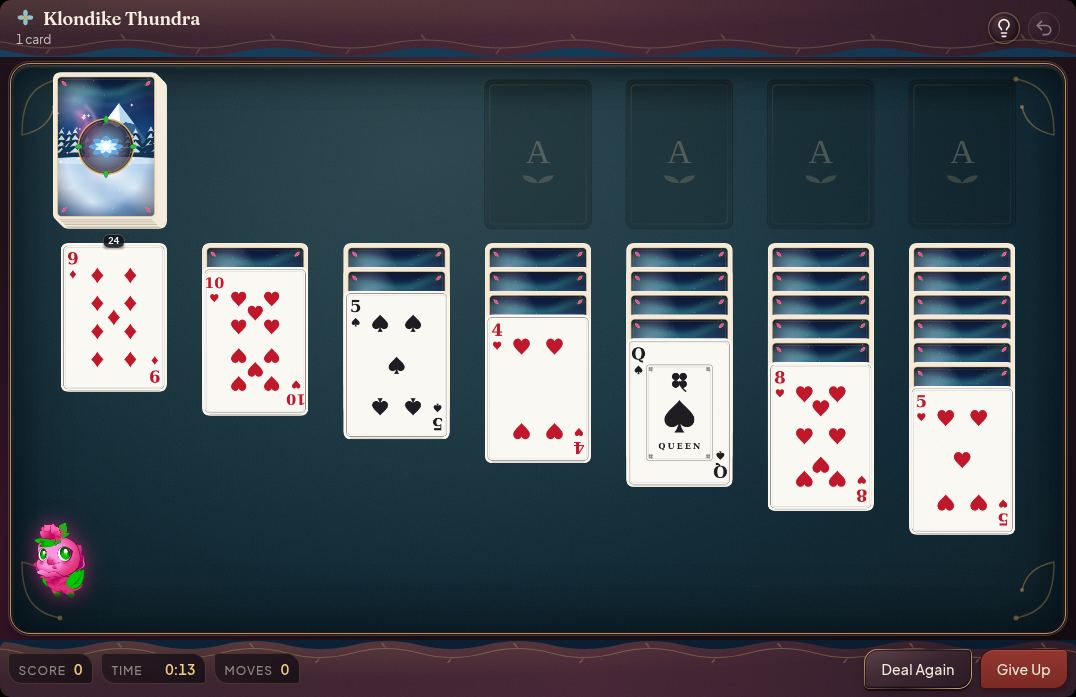 เกมใหม่ของ Flora Klondike