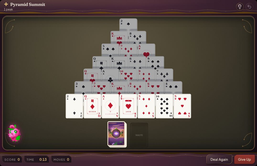 เกมใหม่ของ Flora Pyramid