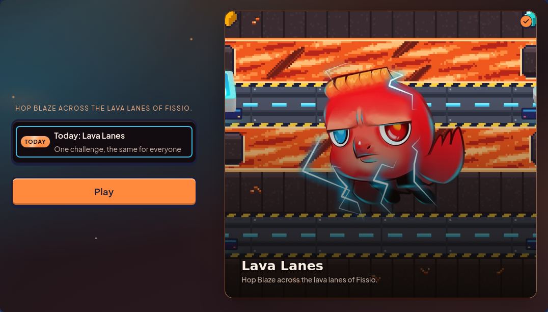 The hall of Lava Lanes