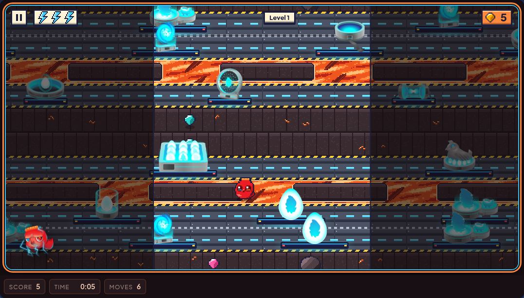Lava Lanes in play