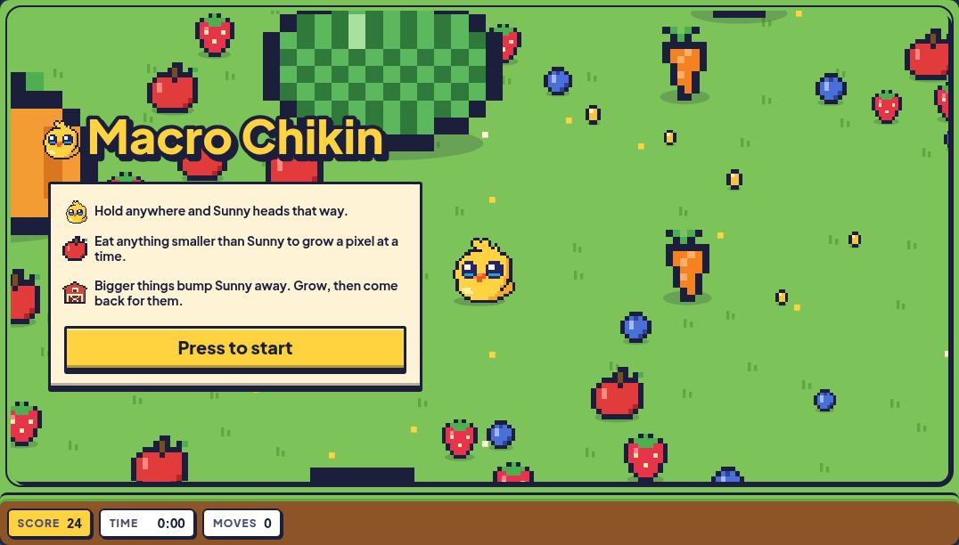 Eine neue Runde Macro Chikin