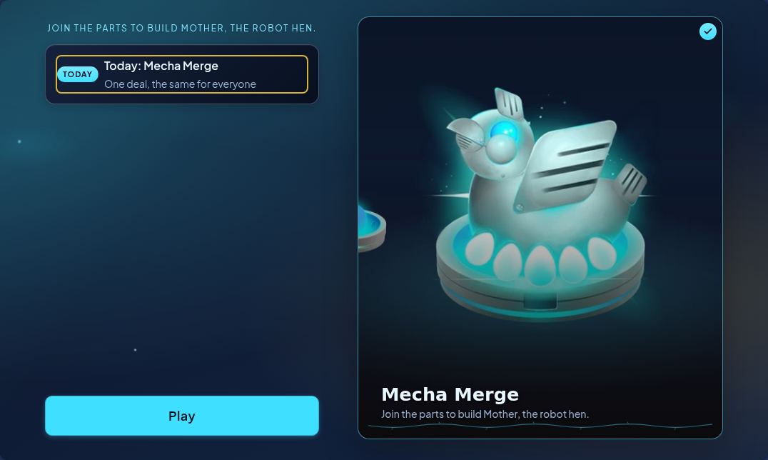 La sala de Mecha Merge