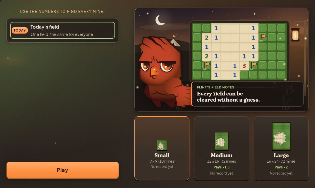 ห้องโถงของ Minesweeper