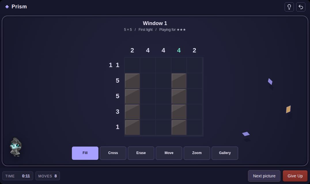 Prism sedang dimainkan