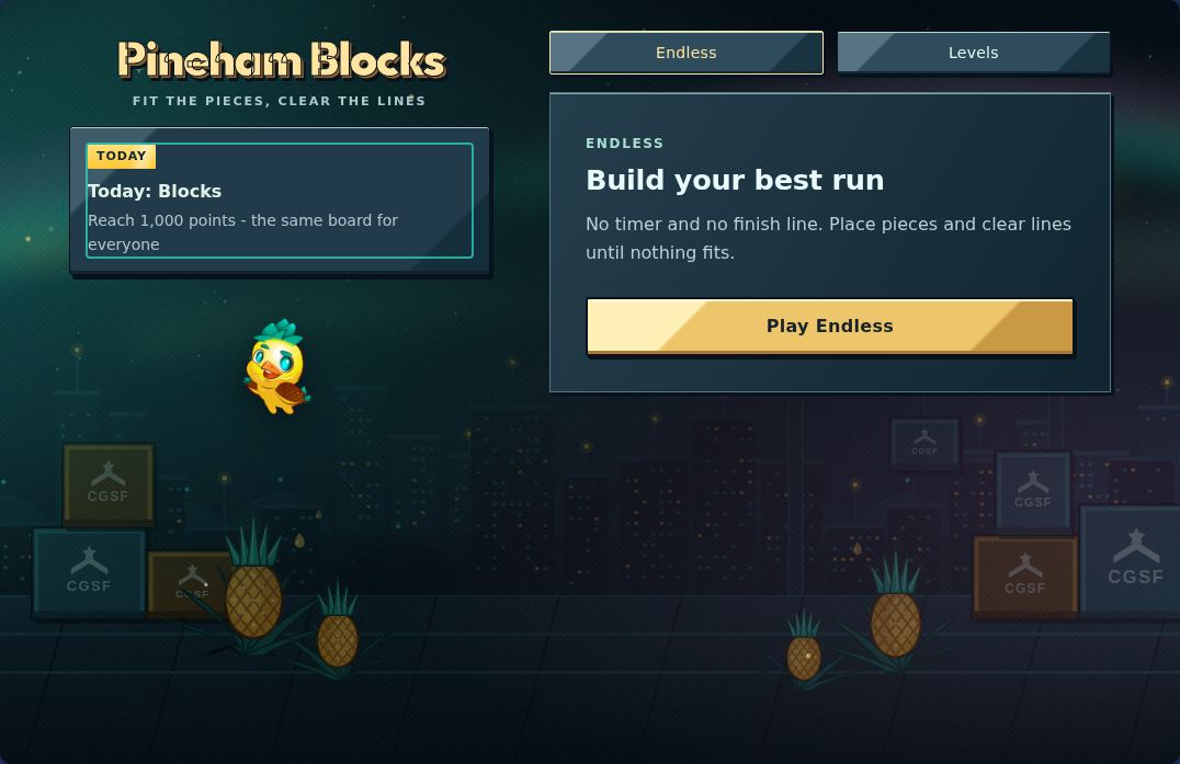 ห้องโถงของ Pineham Blocks