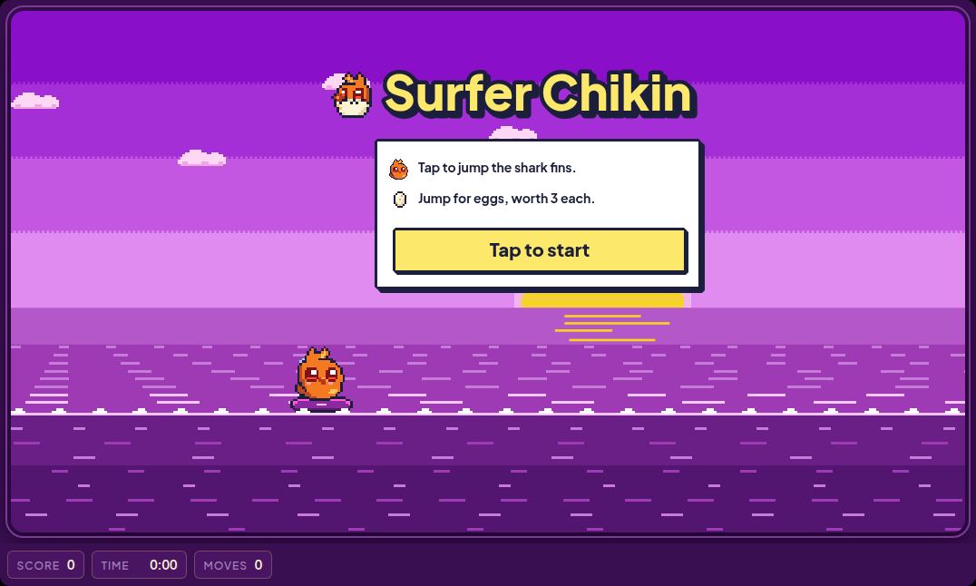 Νέο παιχνίδι Surfer Chikin