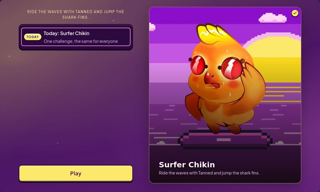 Η αίθουσα του Surfer Chikin